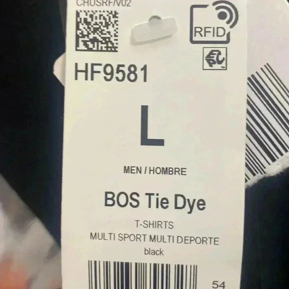 NWT Adidas Tie Dye Amplifier Tee - Picture 7 of 7